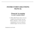 Financial Accounting, 7th Canadian Edition, 7e  Harrison, Tietz, Berberich, Seguin, Seguin, Har (Solution Manual)