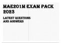 MAE201M Exam PACK 2023