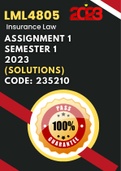 LML4805 Assignment 1 Answers Semester 1 2023 (235210)