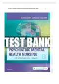 Varcarolis’ Foundations of Psychiatric Mental HealthNursing: A Clinical Approach, 8th Edition Halter (Test Bank) (Questio, Correct  Answers & Rationale)