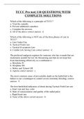 TCCC Pre test| 110 QUESTIONS| WITH COMPLETE SOLUTIONS