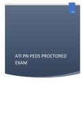 ATI PN PEDS PROCTORED EXAM