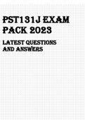 PST131J EXAM PACK 2023