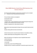 Mock DANB Infection Control Exam With Questions And Answers Grade A+