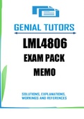 LML4806 EXAM PACK MEMO 2023