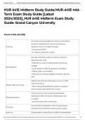 NUR 641E Midterm Study Guide/NUR-641E Mid-Term Exam Study Guide [Latest 2024/2025]_NUR 641E Midterm Exam Study Guide: Grand Canyon University