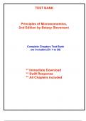 Test Bank for Principles of Microeconomics, 2nd Edition by Stevenson (All Chapters included)