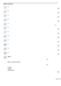 AQA A-level Physics Waves on a String Mark Scheme