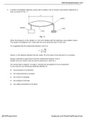 AQA A-level Physics Waves Required Practical 1 Exam Style Questions