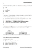 AQA A-level Physics Momentum Exam Style Questions