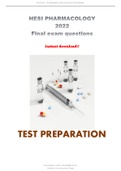 hesi pharmacology exam 2022 questions and answers