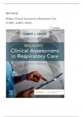 Test Bank for Wilkins' Clinical Assessment in Respiratory Care, 9th Edition , by: ALBERT J, HEUER || All Chapters|| Newest Edition 