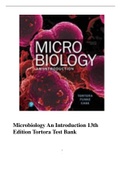 Microbiology An Introduction 13th Edition Tortora Test Bank