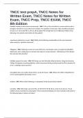 TNCC test prepA, TNCC Notes for Written Exam, TNCC Notes for Written Exam, TNCC Prep, TNCC EXAM, TNCC 8th Edition