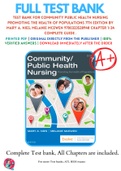 Test Bank For Community Public Health Nursing Promoting the Health of Populations 7th Edition By Mary A. Nies; Melanie McEwen 9780323528948 Chapter 1-34 Complete Guide .