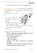 the structure and function of the temporomandibular joint