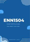 ENN1504 Portfolio October 2024 | Due 18 October 2024