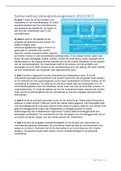 Samenvatting verandermanagement 2022-2023 