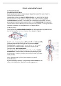 Biologie samenvatting Hoofdstuk 2: Transport (Biologie voor jou 6VWO)