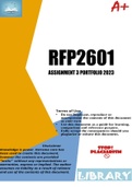 RFP2601 Assignment 3 Portfolio 2023