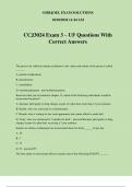 CCJ3024 Exam 3 – UF Questions With Correct Answers