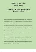 CMY3702 ALL Exam Questions With Correct Answers