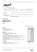 AQA A LEVEL BIOLOGY