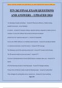 ITN 262 FINAL EXAM QUESTIONS AND ANSWERS – UPDATED 2024