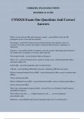 CNM 232 MIDTERM EXAM REVIEW Questions And Correct Answers