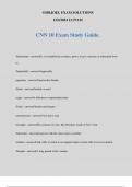 CNN 10 Exam Study Guide.