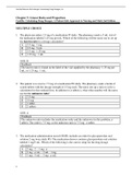 Chapter 5: Linear Ratio and Proportion- Castillo: Calculating Drug Dosages: A Patient-Safe Approach to Nursing and Math 2nd Edition Test Question and answers for Chapter 5