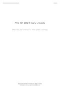 PHIL 201 QUIZ 7 liberty university