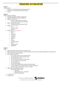 Pediatric ATI Chapter 1 Parenting styles  Dictatorial or authoritarian  not really good parents  Democratic or authoritative  very good parents  Passive Chapter 2 Physical assessment findings  Everything is going to be higher except for BP  Infant 