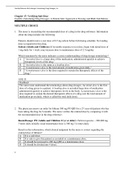 Chapter 17: Verifying Safe Dose- Castillo: Calculating Drug Dosages: A Patient-Safe Approach to Nursing and Math 2nd Edition Test Question and answers for Chapter 17