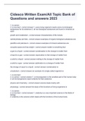 Cidesco Written Exam/All Topic Bank of Questions and answers 2023