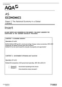 AS ECONOMICS Paper 2 The National Economy in a Global Context