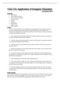 Unit 13A - : Investigate acid-base equilibria in order to understand buffer action and to optimise acid-base titration procedures