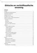 Volledige Samenvatting  Ethische En Rechtsfilosofische Stromingen (geslaagd eerste zit)