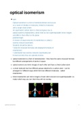 Summary  Unit 3.3.7 - Optical isomerism (A-level only) 