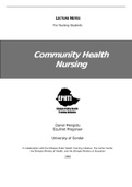 Concepts of health community  health nursing