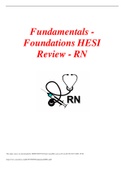 (2024) HESI Exit- Nursing Fundamentals 