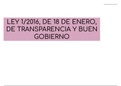 Esquemas ley de transparencia y buen gobierno