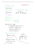 Summary of Basic Calculus Functions 