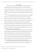 CMS 314L Mini-Ethnography Essay (GRADED A)