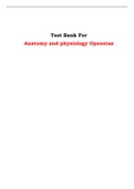 Test Bank For  Understanding Anatomy & Physiology : A Visual, Auditory, Interactive Approach  3rd Edition Gale Sloan Thompson