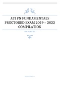 ATI PN FUNDAMENTALS PROCTORED EXAM COMPILATION