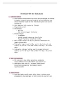 NUR 253 Final Exam  Study Guide