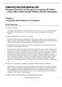 Solution Manual for Horngrens Financial And Managerial Accounting 6th Edition Tracie Miller-Nobles, Brenda Mattison, Ella Mae Matsumura
