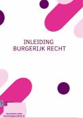 Samenvatting inleiding Burgerlijk recht tussentoets - HC/WG/literatuur/JP