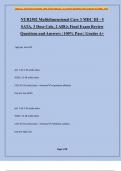 NUR2502 Multidimensional Care 3 MDC III - 5 SATA, 3 Dose Calc, 2 ABGs Final Exam Review Questions and Answers | 100% Pass | Grades A+